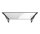 Schartec Aluminium-Vordach MAX A-L schwarz 1500 x 900 mm