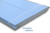 Sektionaltor Schartec Thermolux 40 M-Sicke in weiß 5000 x 2125 mm mit Antrieb