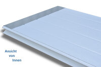 Sektionaltor Schartec Thermolux 40 M-Sicke in weiß 5000 x 2125 mm mit Antrieb