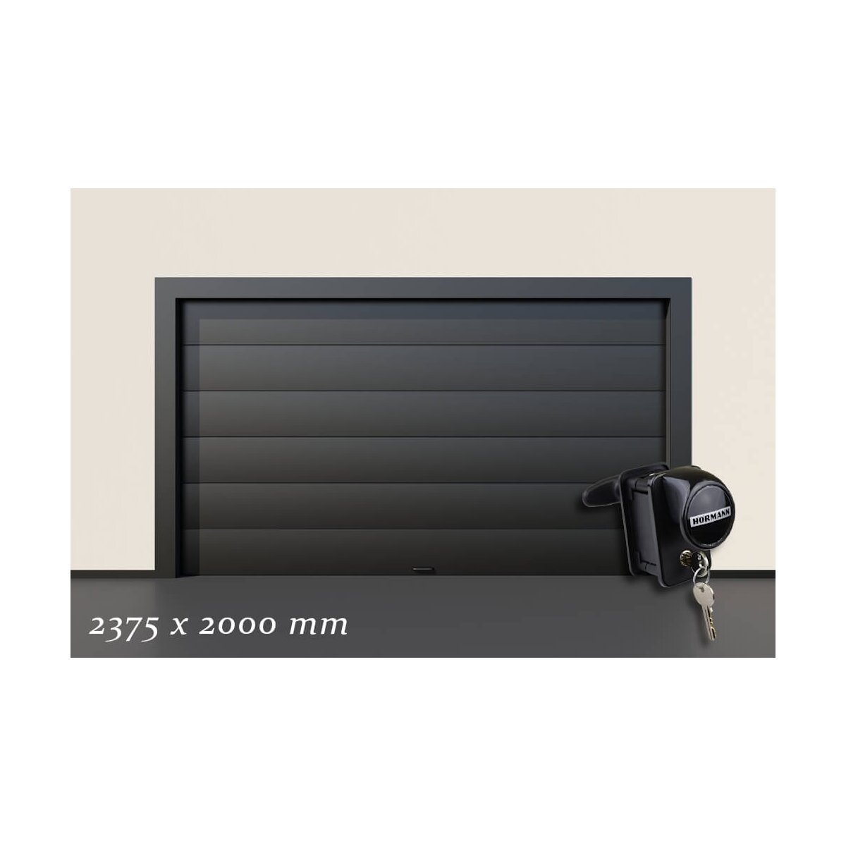Hörmann Sektionaltor Woodgrain 5000 X 2250 Mm, Garagentor-Set M-Sicke