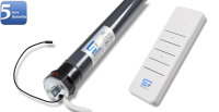Funk-Rolladenmotor Set Schartec Tube F 40-60 mit Fernbedienung – 40 Nm