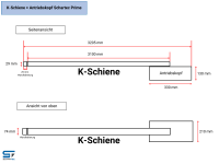 Schartec WiFi-Garagentorantrieb Prime 1000 Serie 2 mit K-Schiene