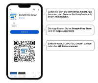 Schartec WiFi-Garagentorantrieb Prime 1000 Serie 2 mit K-Schiene