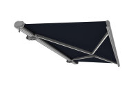 Schartec Markise E6100L elektrisch mit LED-Beleuchtung | anthrazit | 500 x 300 cm