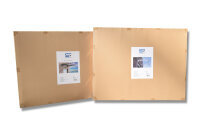 Schartec Aluminium-Vordach L A-L mit LED-Beleuchtung 1400 x 1000 mm