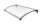 Schartec Aluminium-Vordach L A-L mit LED-Beleuchtung 1400 x 1000 mm