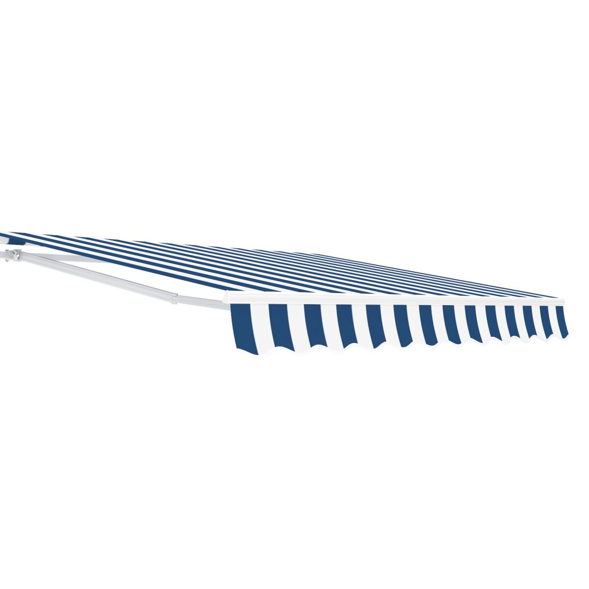 Markisenstoff 350 x 300 blau-weiss fr Markise M1100