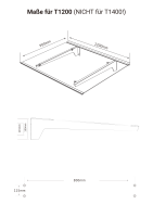 Schartec Aluminium-Vordach T1200 | 1200 x 900 mm