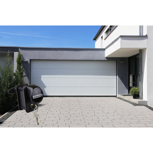 Schartec Sektionaltor 2750 x 2125 mm Thermolux 40 weiß L-Sicke ohne Antrieb