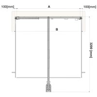SCHARTEC PRO-Line 40 Sektionaltor 3000 x 2125 mm L-Sicke woodgrain anthrazit