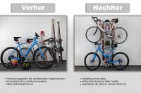 Fahrradhalterung Prime für Garagen / Keller signalweiß