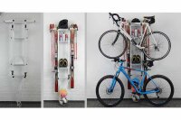 Fahrradhalterung Prime für Garagen / Keller signalweiß