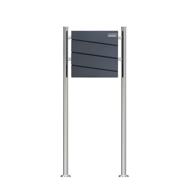 Schartec Design-Standbriefkasten Edelstahl SBS-1-SPB-1