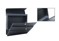 Schartec Design-Standbriefkasten Edelstahl SBS-1-SPB-1