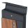 Schartec Holz-Design Standbriefkasten Edelstahl SBS-1-SPB-2