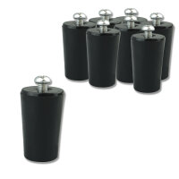 Schartec Rolladenstopper schwarz 8er Set