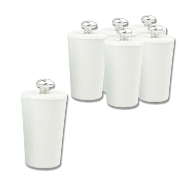 Schartec Rolladenstopper weiß 6er Set