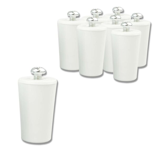 Schartec Rolladenstopper weiß 8er Set