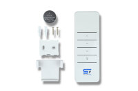 Schartec Markise E6100L elektrisch mit LED-Beleuchtung | blau | 400 x 300 cm