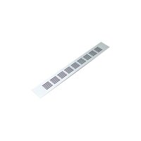 Lüftungsgitter Aluminium 50 x 400 mm silber