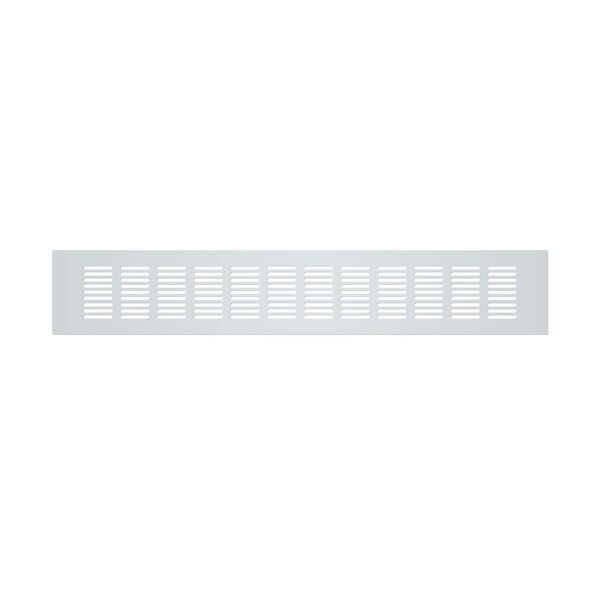 Lüftungsgitter Aluminium 80 x 500 mm silber