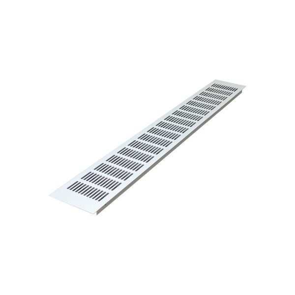 Variables Lüftungsgitter Aus Aluminium – Weiß, Für Rohre 125–160 Mm, Mit Insektenschutz
