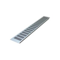 Lüftungsgitter Aluminium 100 x 700 mm silber