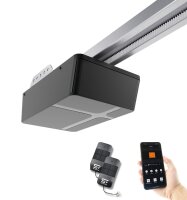 SCHARTEC PRO-Line 40 Sandgrain L-Sicke alle Größen Garagentor Sektionaltor + Wifi-Garagentorantrieb