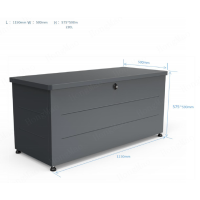 Schartec Gartenbox anthrazit SGB-1