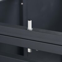 Schartec Mülltonnenbox 4er Holz Design SMBS4-4