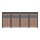Schartec Mülltonnenbox 4er Holz Design SMBS4-4