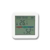 WLAN Temperatur & Luftfeuchtigkeitssensor – Smartes Hygrometer & Thermometer weiß