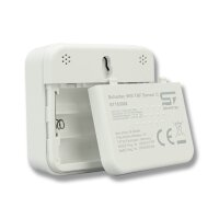 WLAN Temperatur & Luftfeuchtigkeitssensor – Smartes Hygrometer & Thermometer weiß