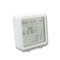 WLAN Temperatur & Luftfeuchtigkeitssensor mit Hintergrundbeleuchtung – Smartes Hygrometer & Thermometer