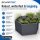 Sechseck-Hochbeet Metall Anthrazit 100 x 87 x 52 cm – Schartec SHB3A, 675 L