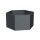 Sechseck-Hochbeet Metall Anthrazit 100x87x52 cm – Schartec SHB3A, 675 L