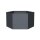 Sechseck-Hochbeet Metall Anthrazit 100x87x52 cm – Schartec SHB3A, 675 L