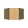 Sechseck-Hochbeet Metall Holzoptik 100x87x52 cm – Schartec SHB3H, 675 L