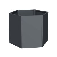 Sechseck-Hochbeet Metall Anthrazit 100x87x77 cm –...
