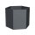 Sechseck-Hochbeet Metall Anthrazit 100x87x77 cm – Schartec SHB4A, 1000 L