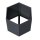 Sechseck-Hochbeet Metall Anthrazit 100x87x77 cm – Schartec SHB4A, 1000 L