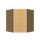 Sechseck-Hochbeet Metall Holzoptik 100x87x77 cm – Schartec SHB4H, 1000 L