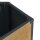 Sechseck-Hochbeet Metall Holzoptik 100x87x77 cm – Schartec SHB4H, 1000 L