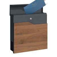 Schartec Holz Design Standbriefkasten SBS-SPB-7