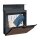 Schartec Holz Design Standbriefkasten Edelstahl SBS-1-SPB-7
