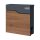 Schartec Holz Design Standbriefkasten Edelstahl SBS-1-SPB-7
