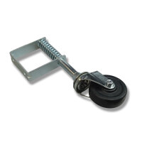 Schartec Torrolle gefedert bis 100 kg für Gartentor & Flügeltor silber