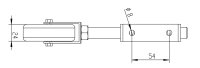 Schartec Torrolle gefedert bis 100 kg für Gartentor & Flügeltor silber