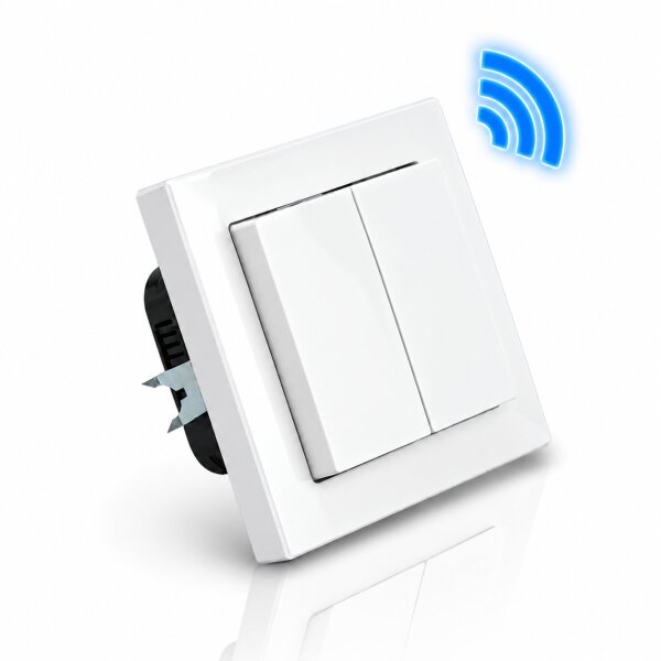 Schartec Smart Home WLAN Lichtschalter | Doppelschalter