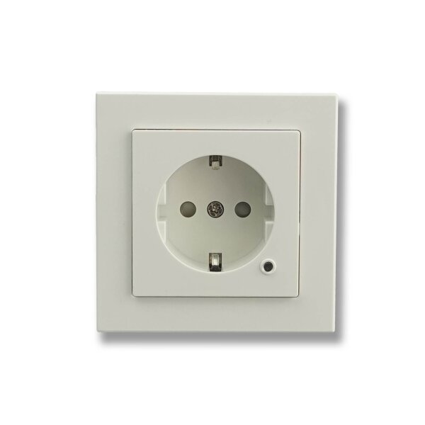 Schartec Smarte Steckdose Unterputz WLAN 16A in weiß